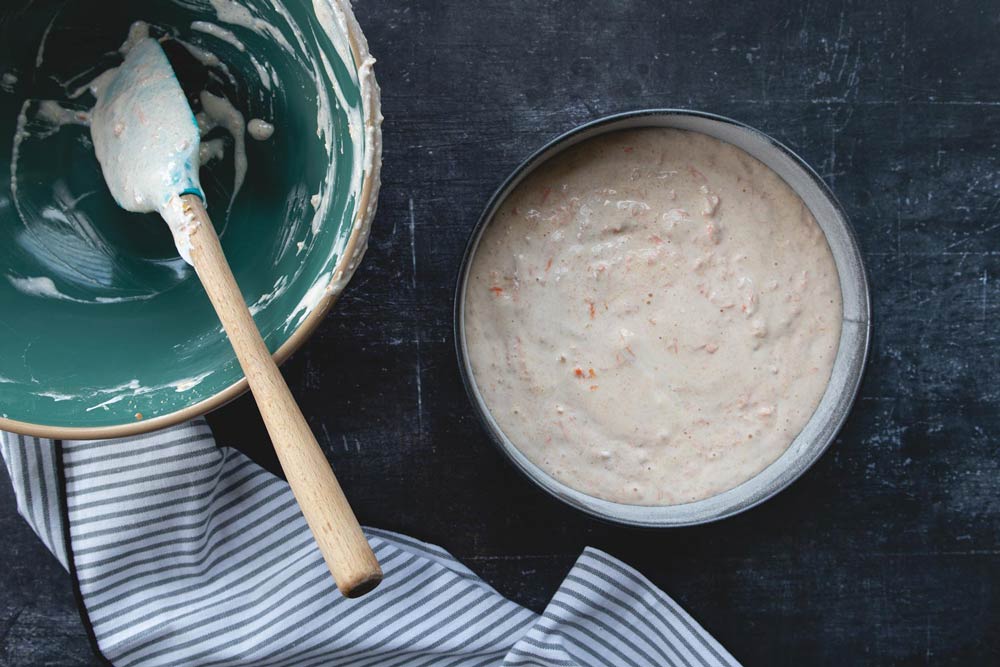 carrot cake batter