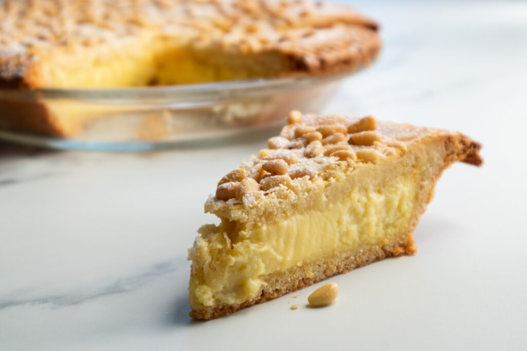 slice of torta della nonna